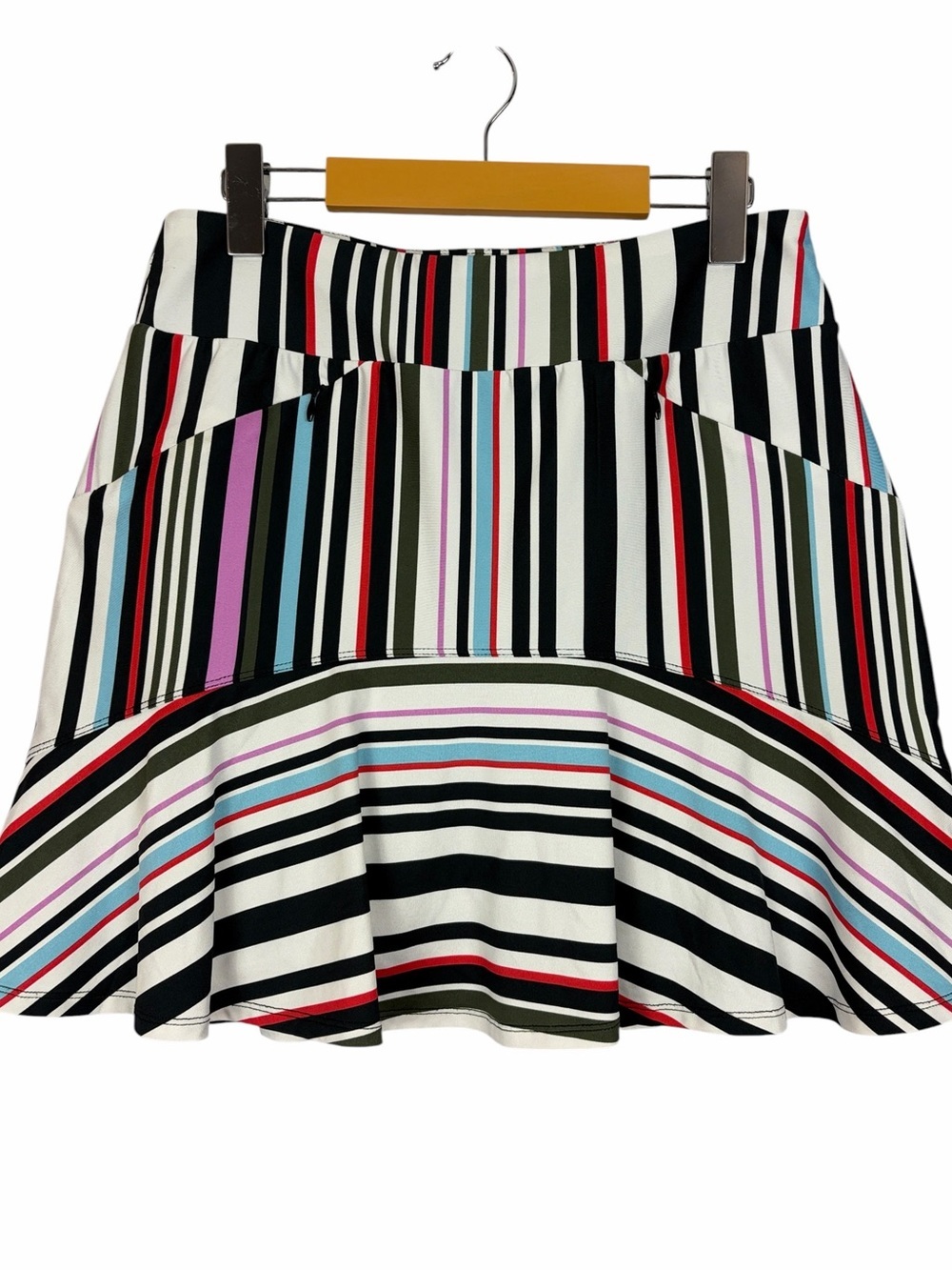 Tail Activewear Multicolor Striped Golf Skort Built-In Shorts Small Tennis